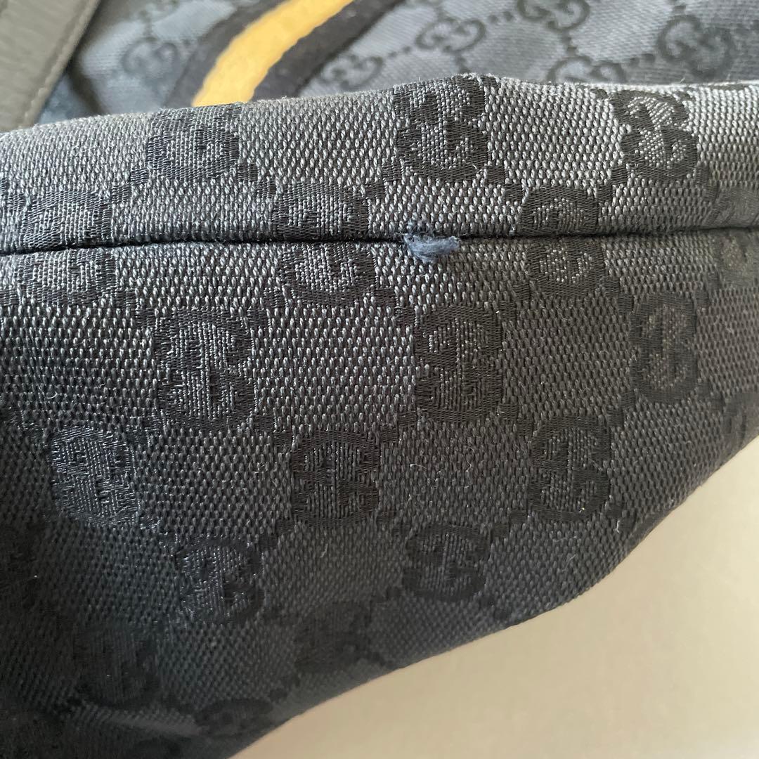 Gucci トートバッグ 黒 キャンバス