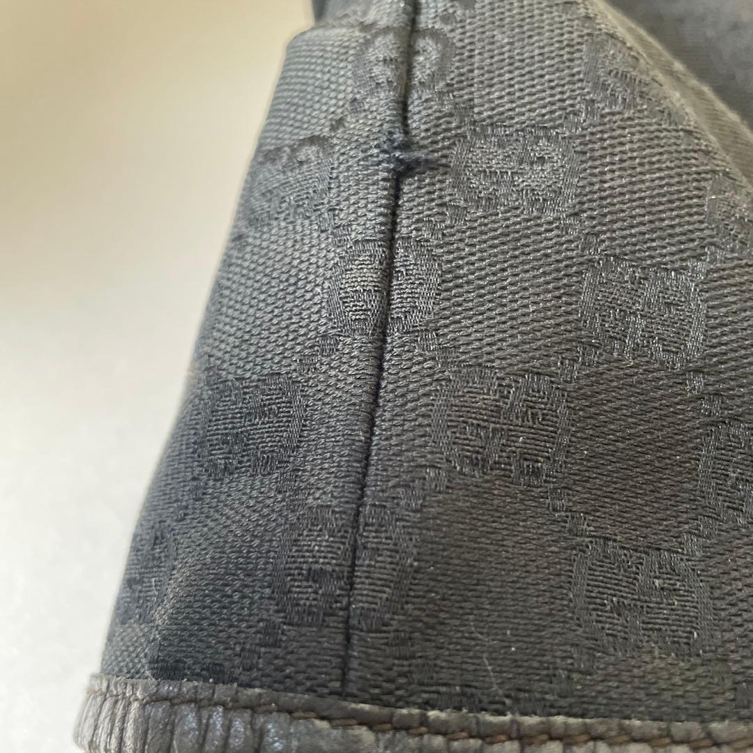 Gucci トートバッグ 黒 キャンバス