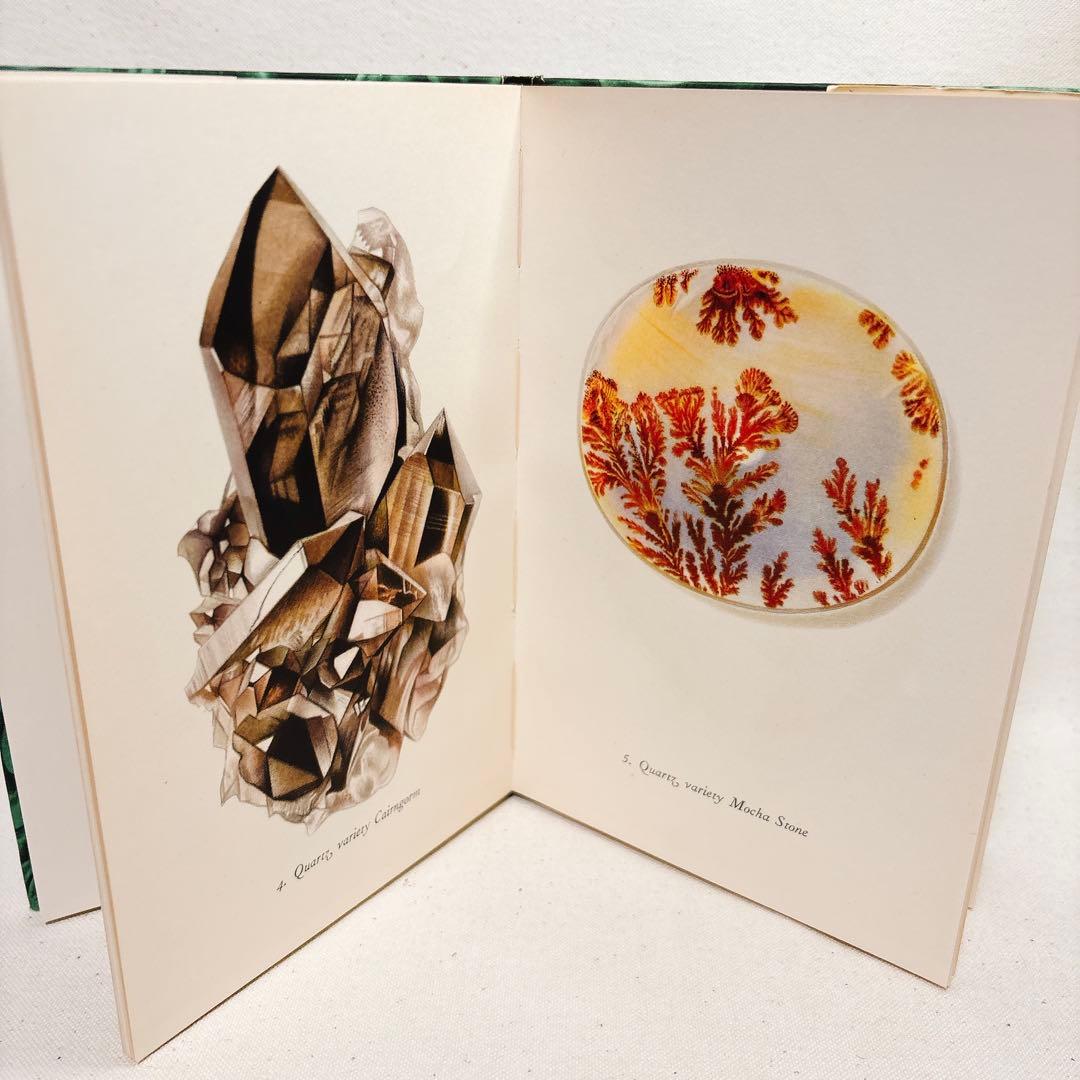 美しい鉱物画 ペンギン文庫　No.65 古書　鉱石 洋書 宝石 鉱物 1952年