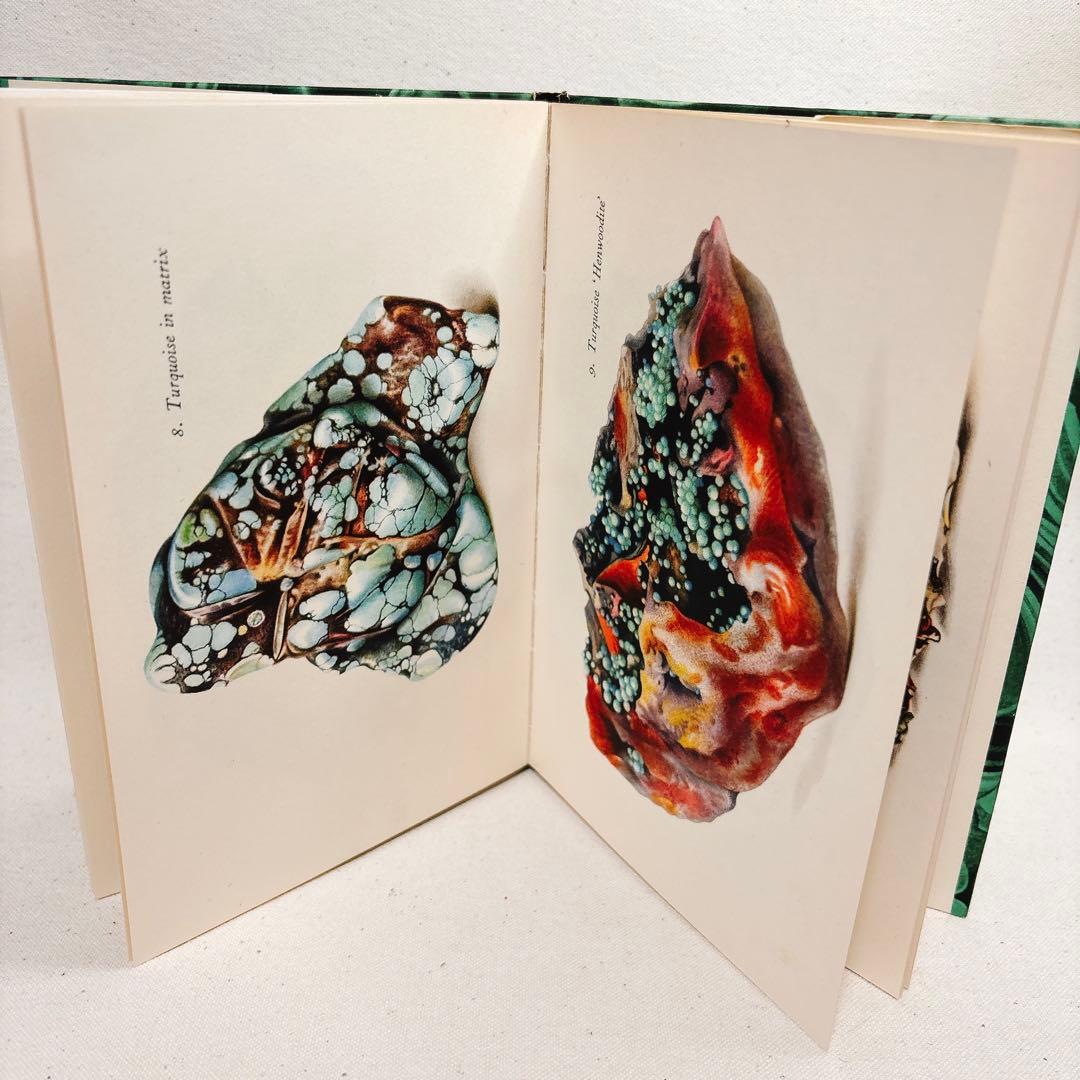 美しい鉱物画 ペンギン文庫　No.65 古書　鉱石 洋書 宝石 鉱物 1952年