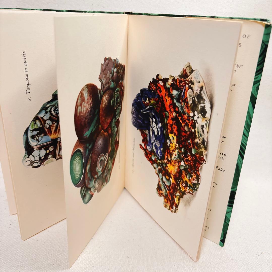 美しい鉱物画 ペンギン文庫　No.65 古書　鉱石 洋書 宝石 鉱物 1952年