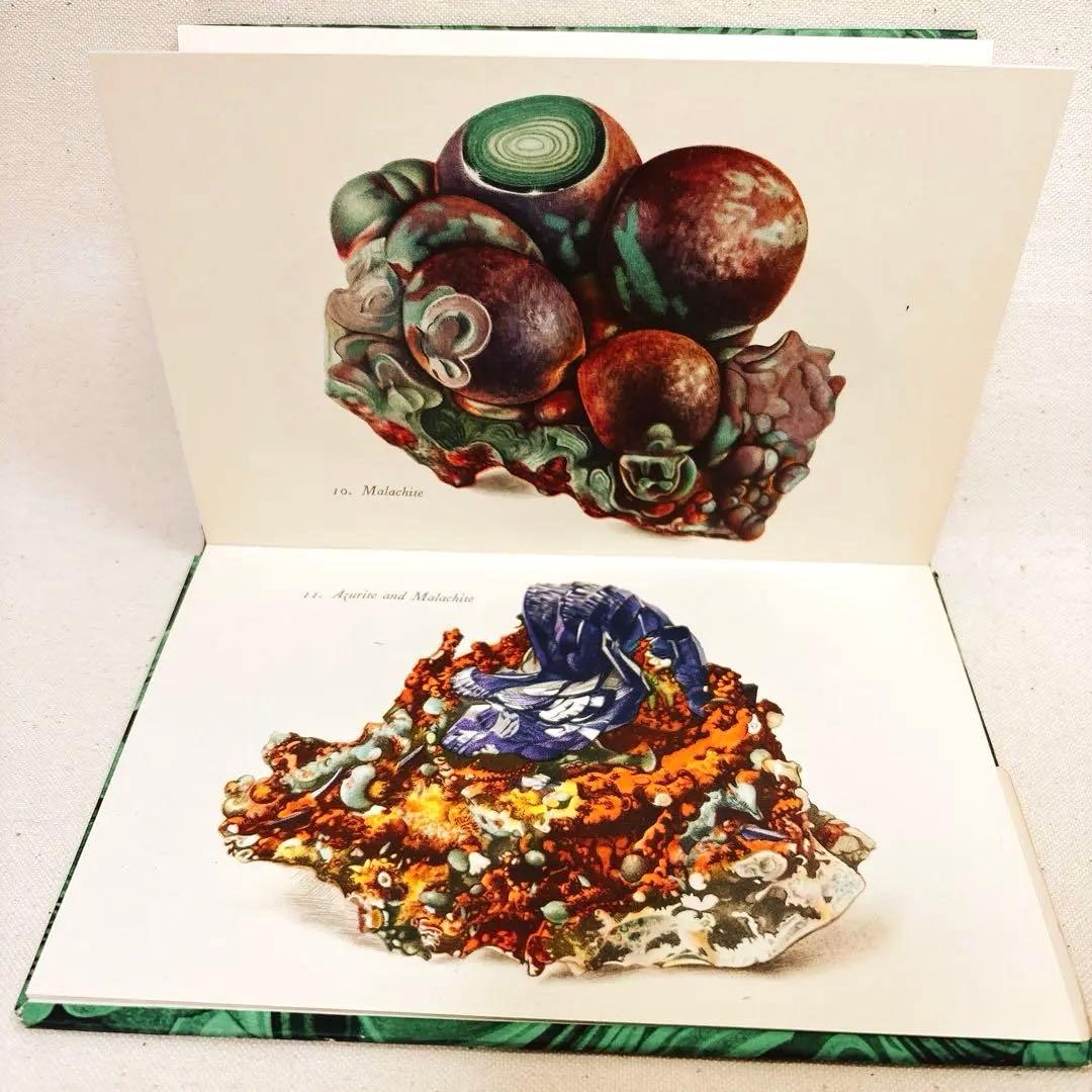 美しい鉱物画 ペンギン文庫　No.65 古書　鉱石 洋書 宝石 鉱物 1952年