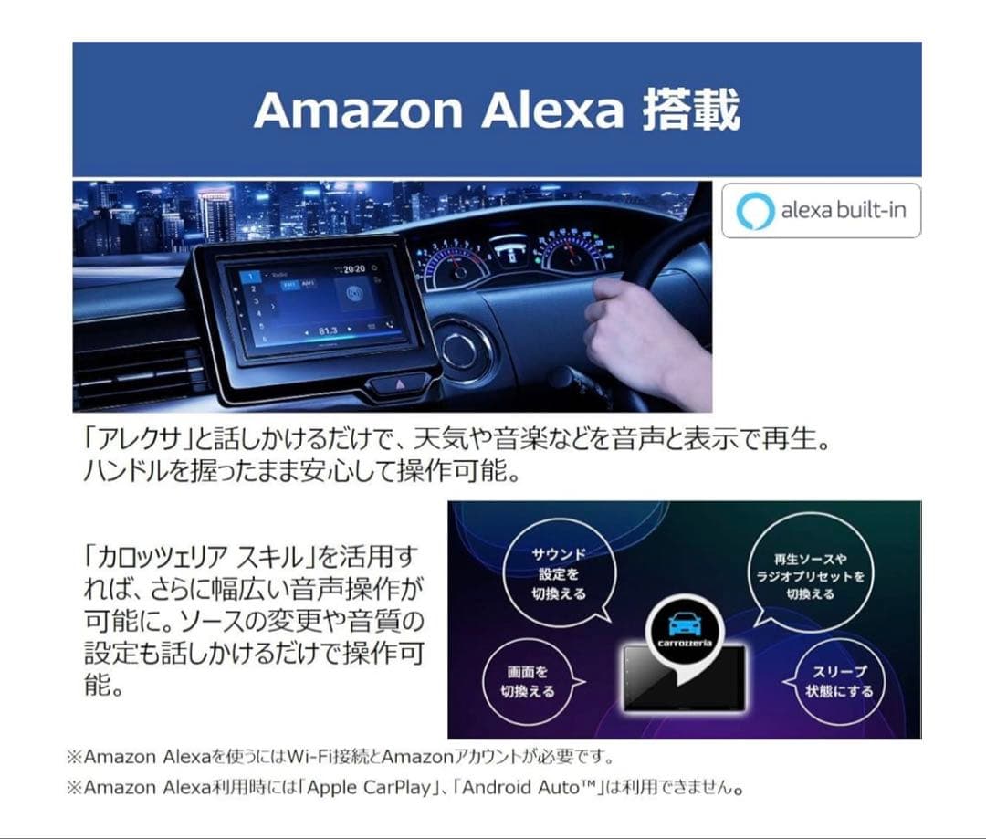 ゆ*ん様 Pioneer ディスプレイオーディオ DMH-SZ700 カロッツェ