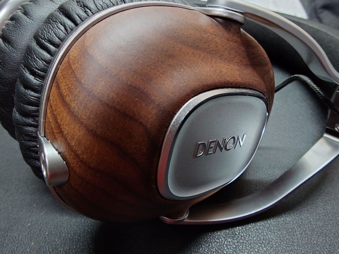DENON AH-MM400 有線ヘッドホン 木製