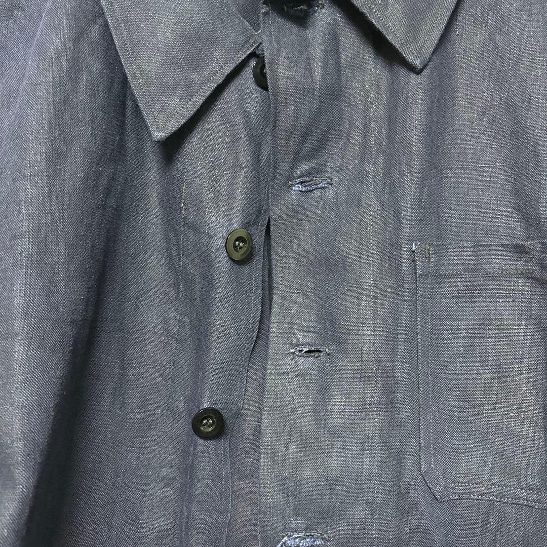50s vintage インディゴリネンカバーオール
