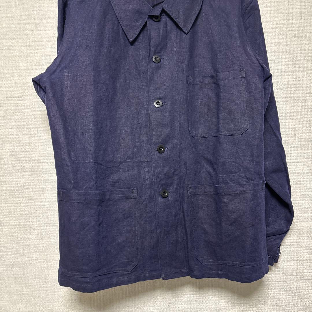 50s vintage インディゴリネンカバーオール