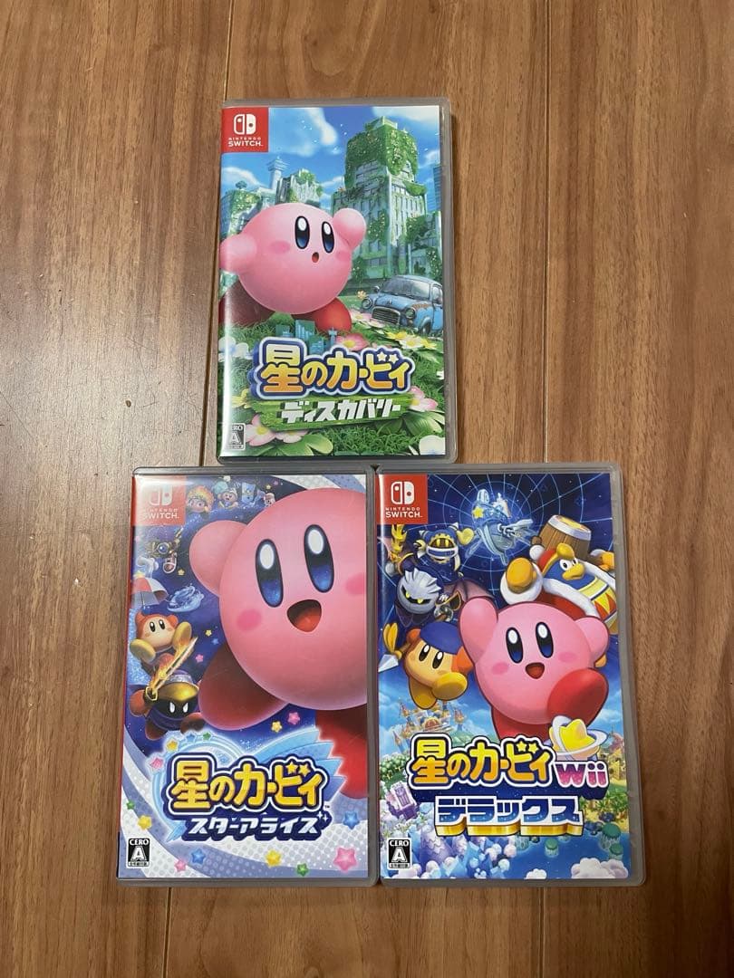 星のカービィ Nintendo Switch ソフト3本セット