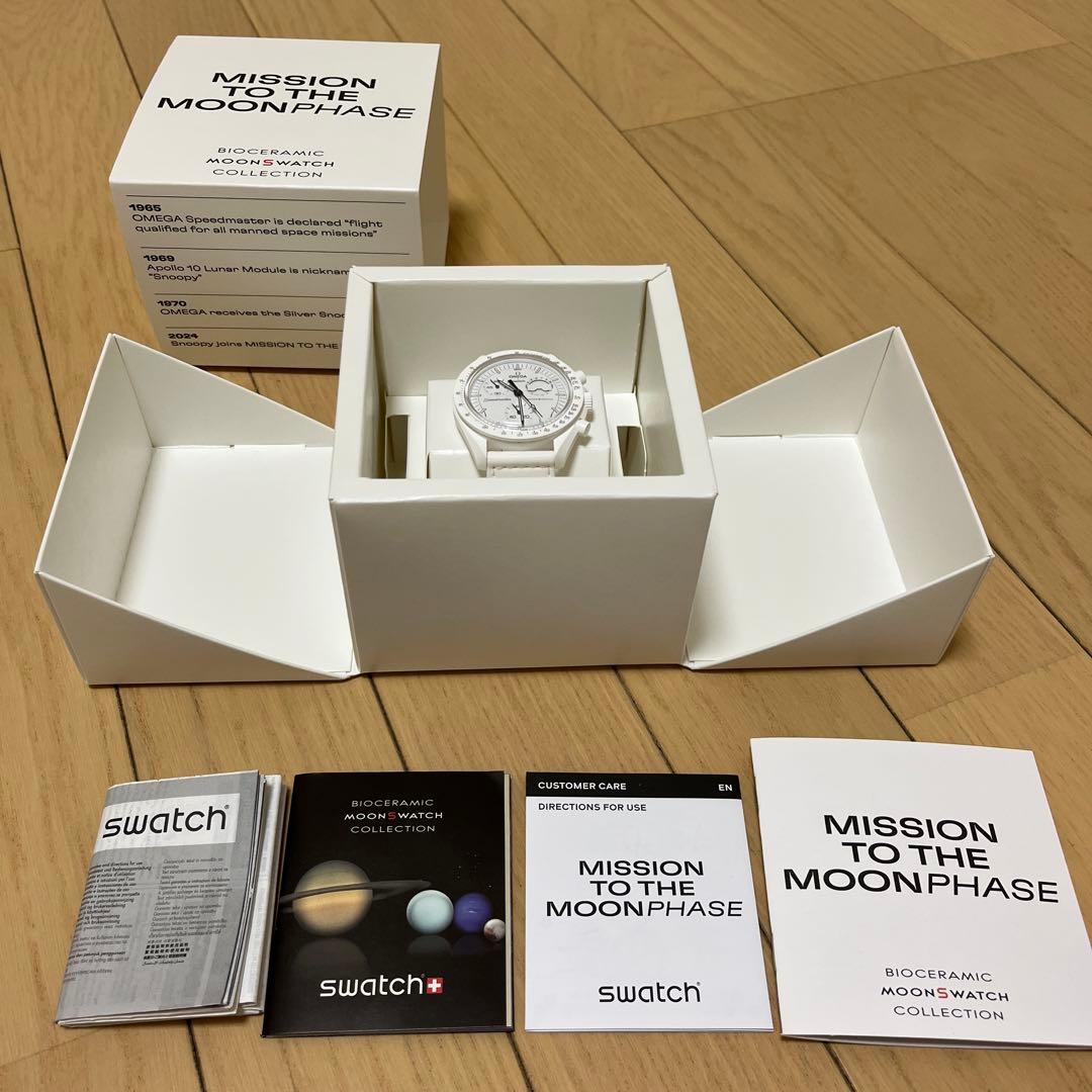 ムーンスウォッチ　mission to the moonphase