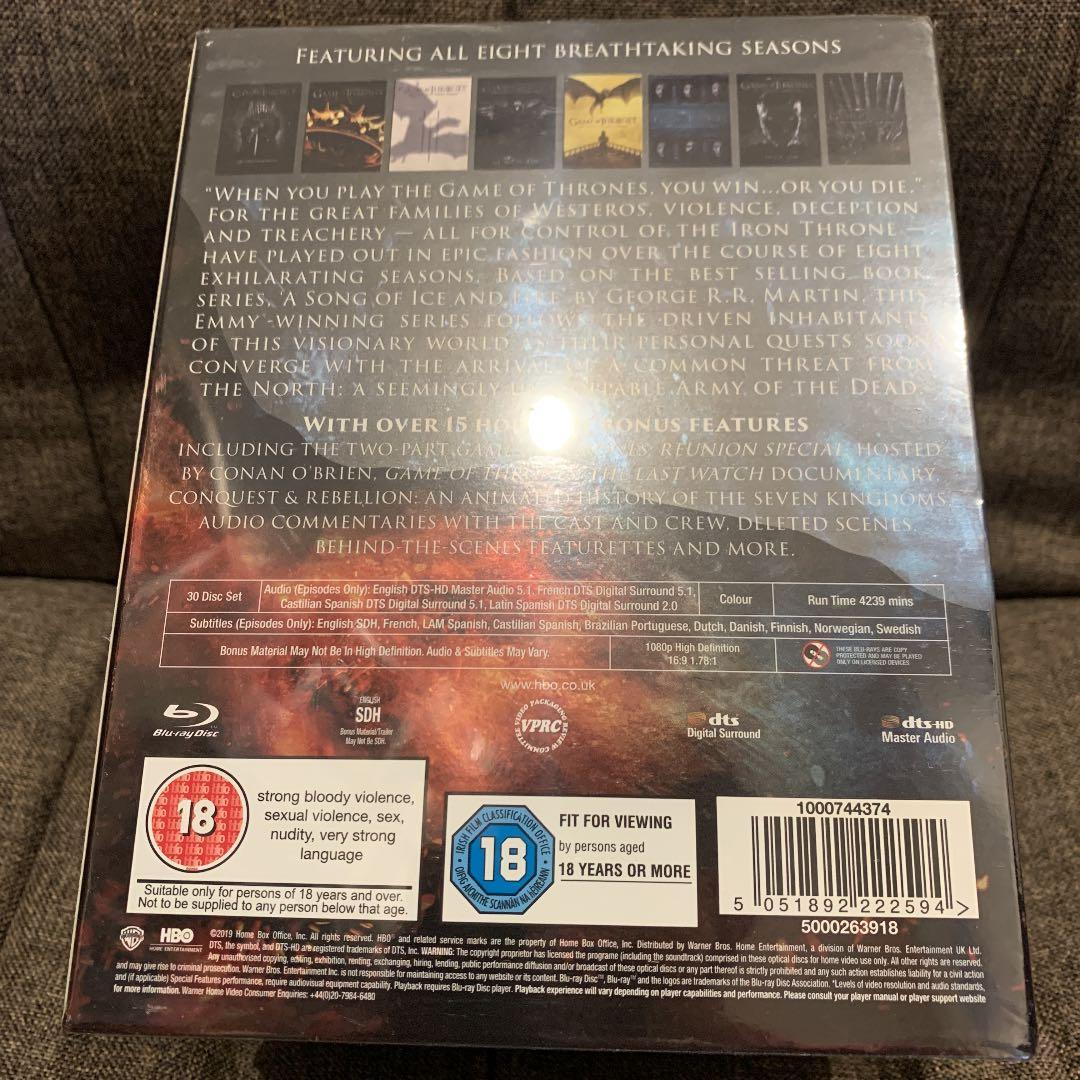 「ゲーム・オブ・スローンズ 第一章～最終章 コンプリート・シリーズ〈33枚組〉」