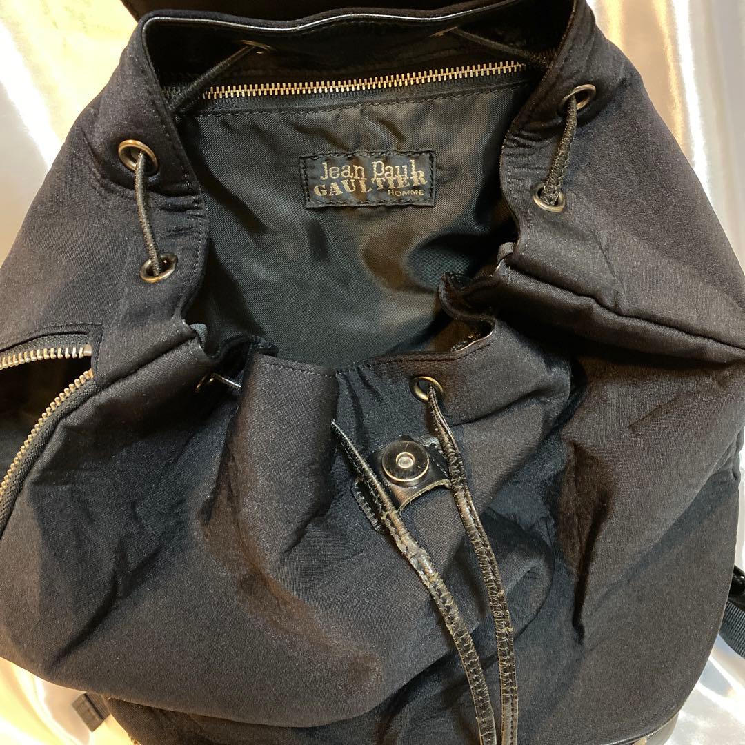 JEAN PAUL GAULTIERゴルチェ希少レザーロゴリュック・バックパック