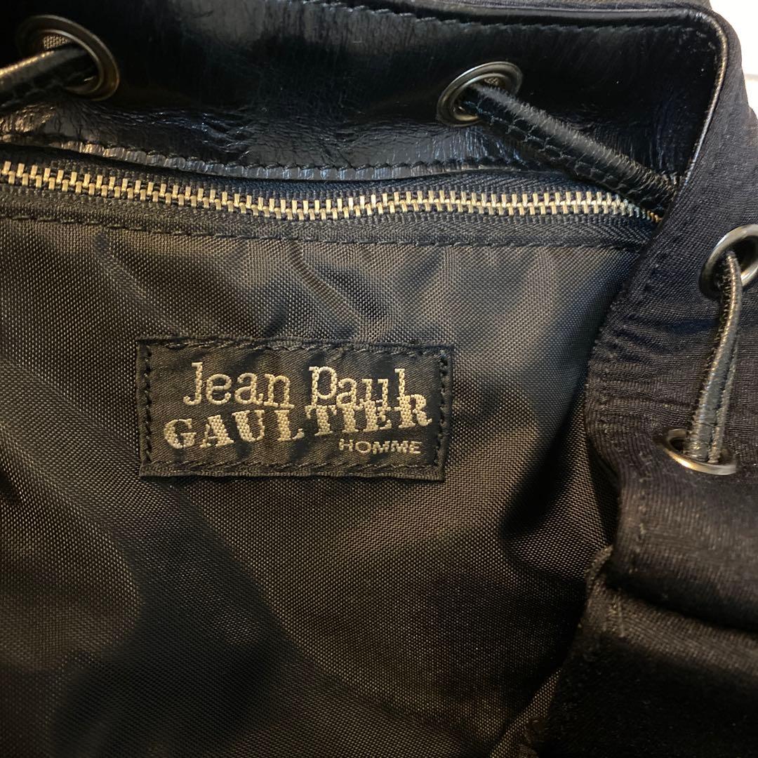 JEAN PAUL GAULTIERゴルチェ希少レザーロゴリュック・バックパック
