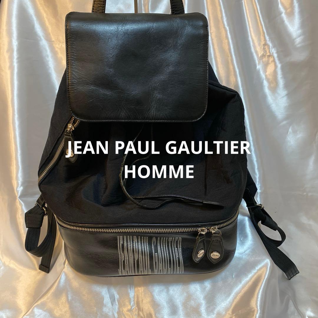 JEAN PAUL GAULTIERゴルチェ希少レザーロゴリュック・バックパック