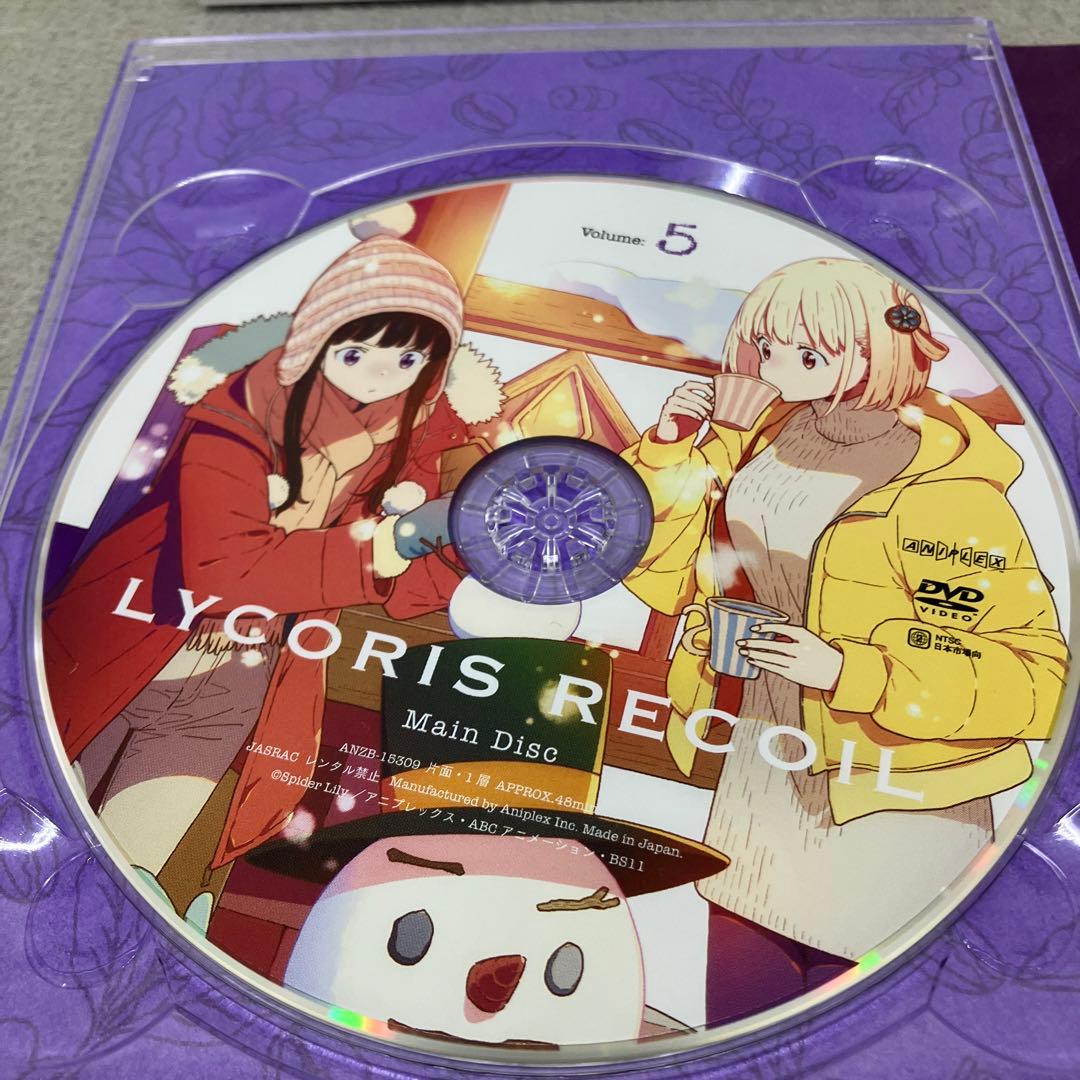 GB7100 リコリス・リコイル DVD1〜5巻セット