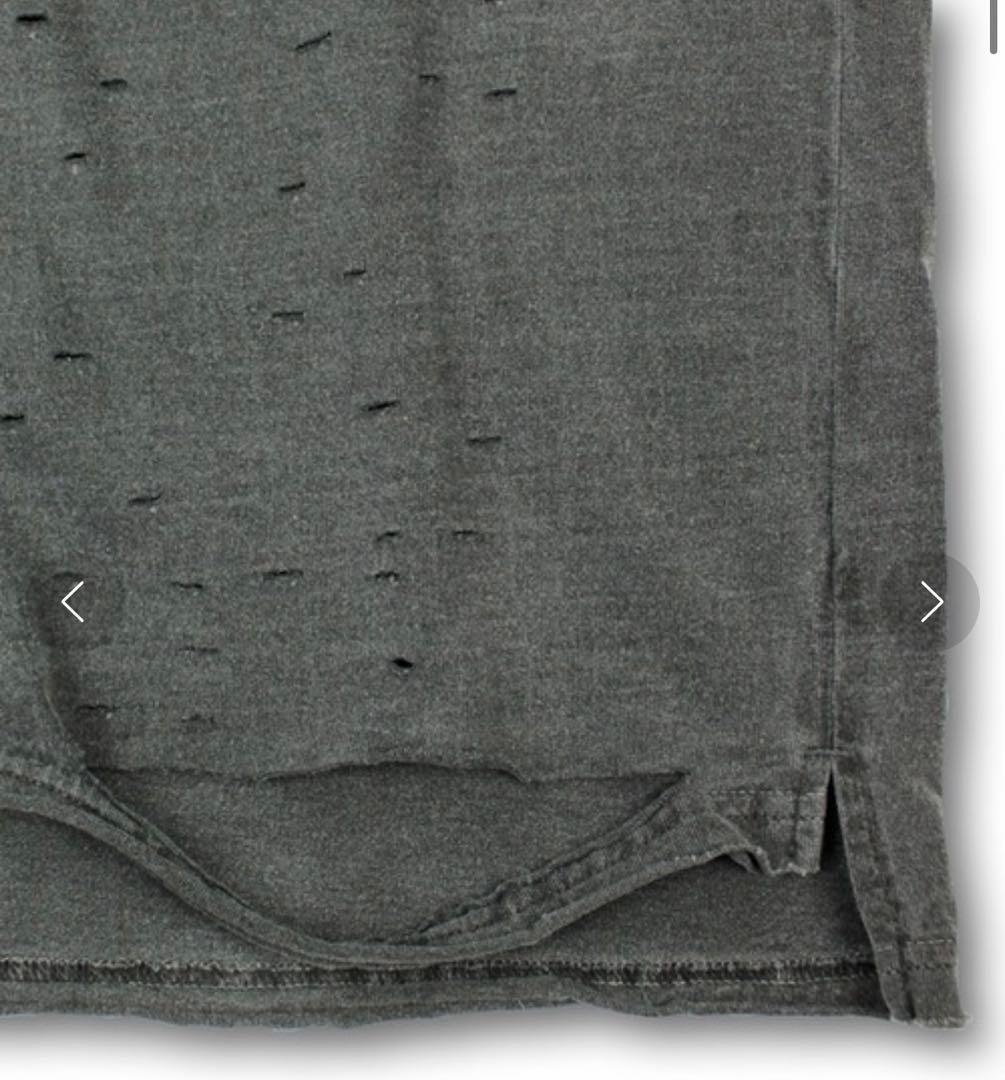 【GALFY/ガルフィー】染め染めわんわんボロボロングスリーブTシャツ