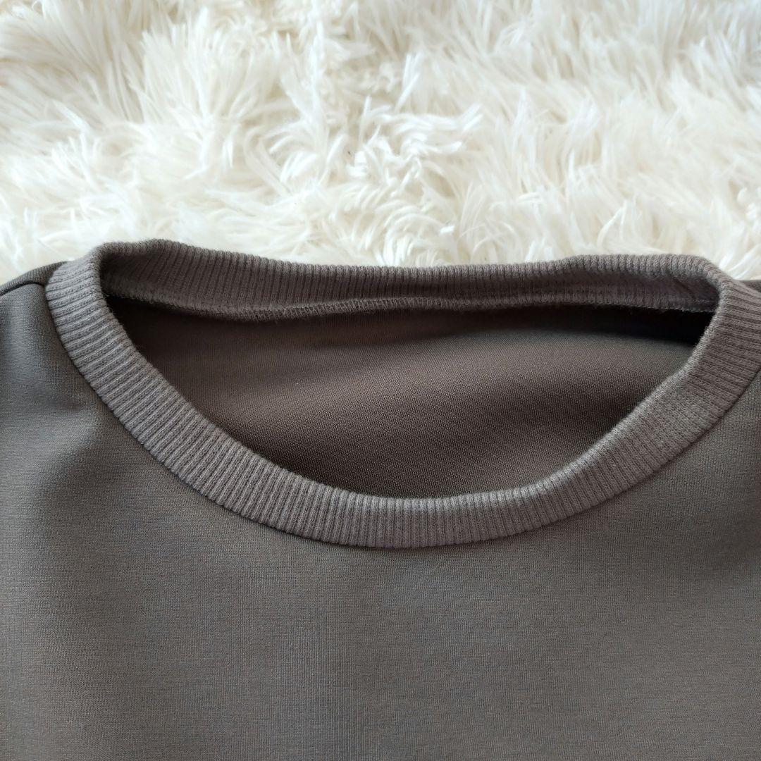 ビアズリー BEARDSLEY ダンボールパフトレーナー モカ