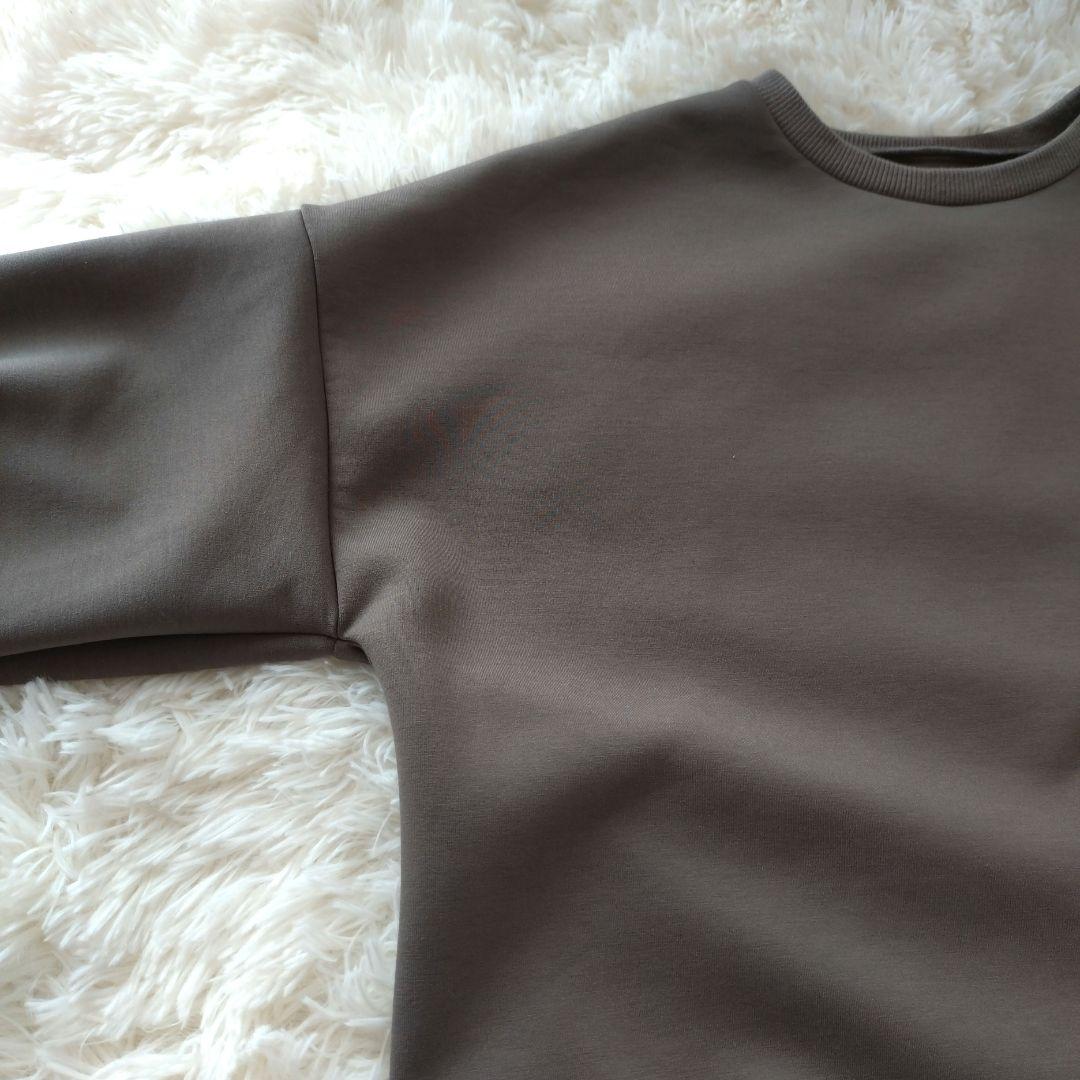 ビアズリー BEARDSLEY ダンボールパフトレーナー モカ