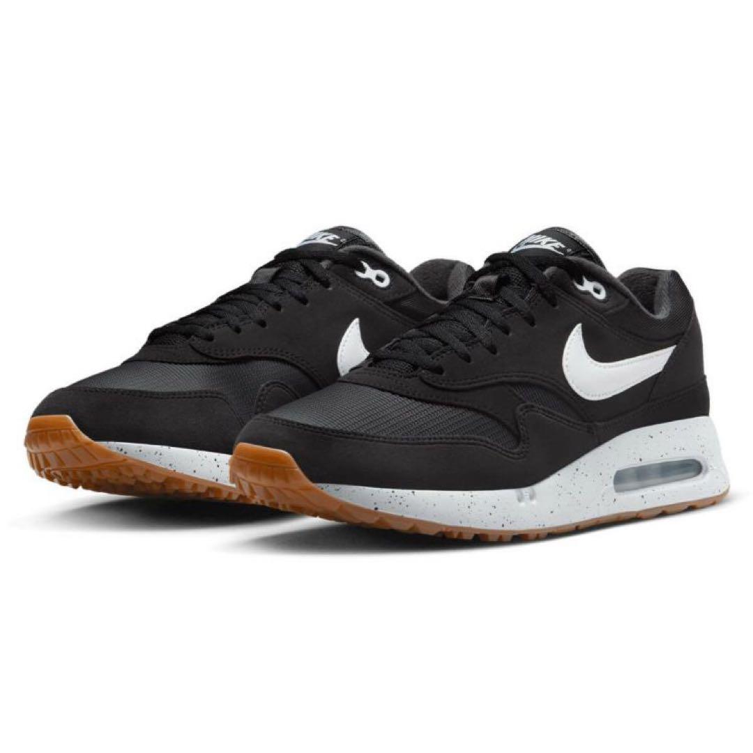 ナイキ ゴルフ 27.5cm エアマックス 1 シューズ スパイク 靴 黒