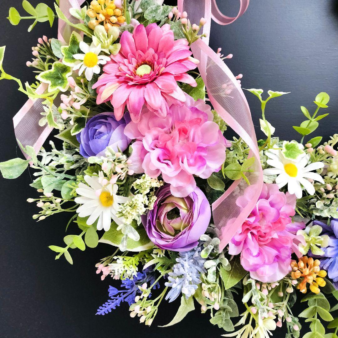 商品名【花奈】【純香】あいみょん♥フラワーリース　春リース