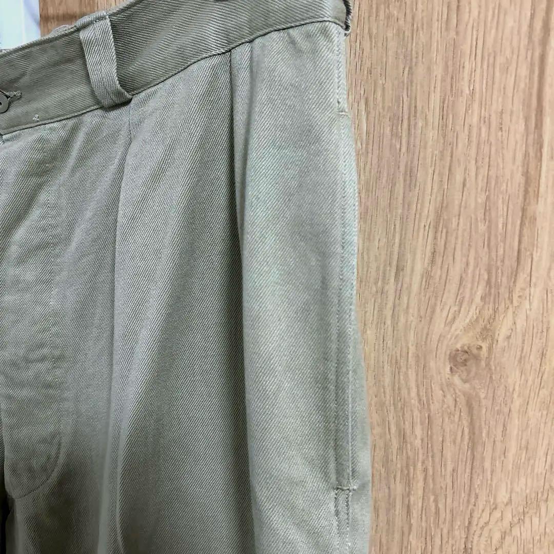 フランス軍 M52 チノパン 後期型 2タック サイズ35 美品 デットストック