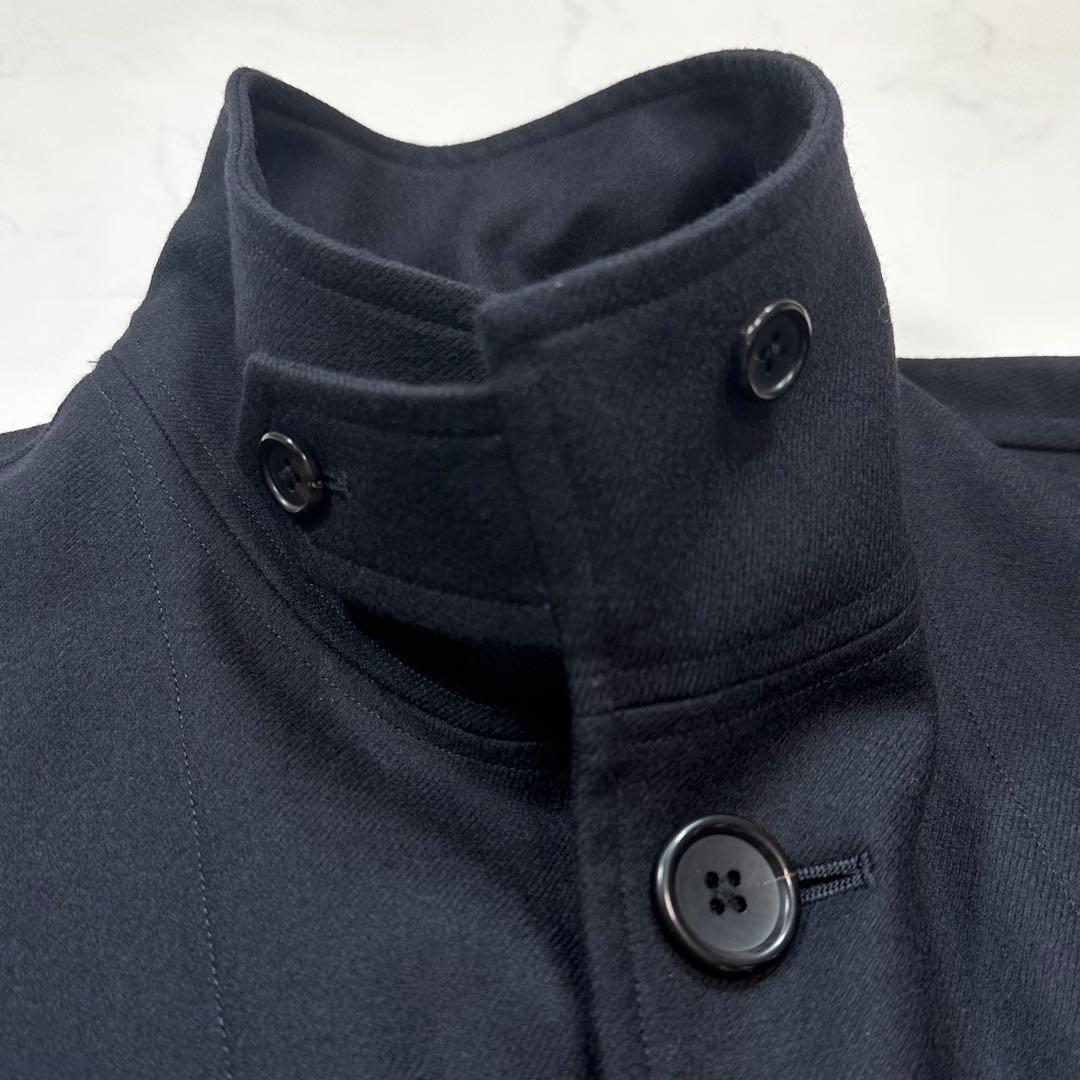 未使用級◎マーガレットハウエル 20AW スタンドカラーコート 完売品 黒 M