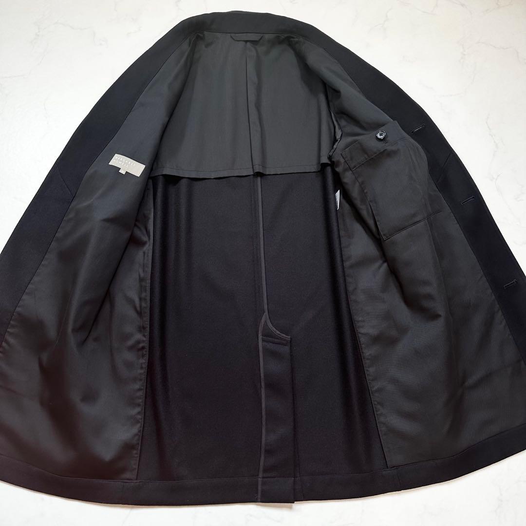 未使用級◎マーガレットハウエル 20AW スタンドカラーコート 完売品 黒 M