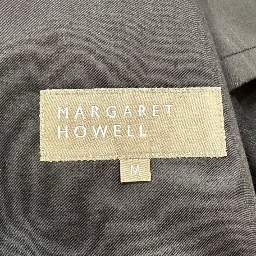 未使用級◎マーガレットハウエル 20AW スタンドカラーコート 完売品 黒 M