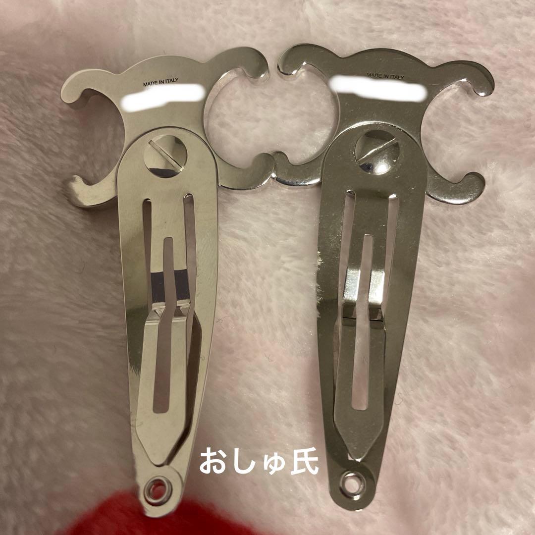 最終価格 CELINE ヘアピン シルバー