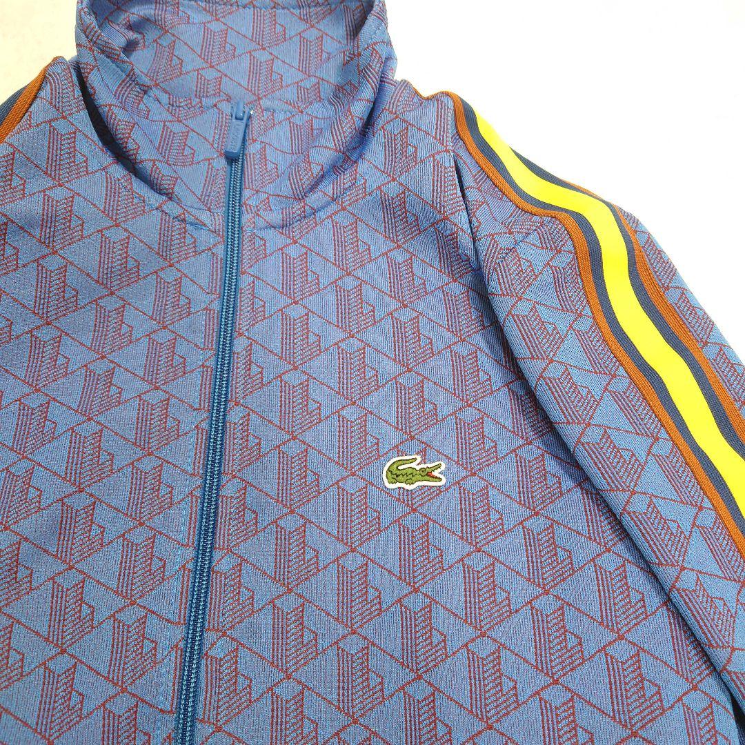 ラコステ　モノグラムジャカードトラックジャケット　M