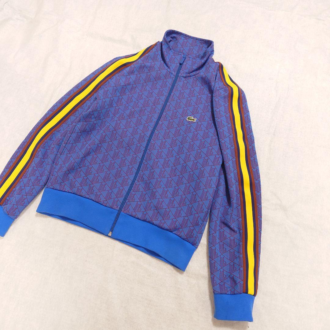 ラコステ　モノグラムジャカードトラックジャケット　M