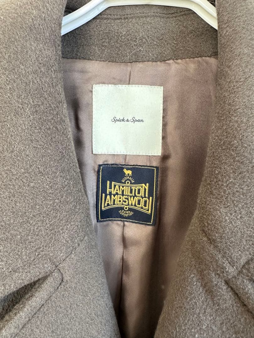 Spick&Span テーラードカラーショートコート