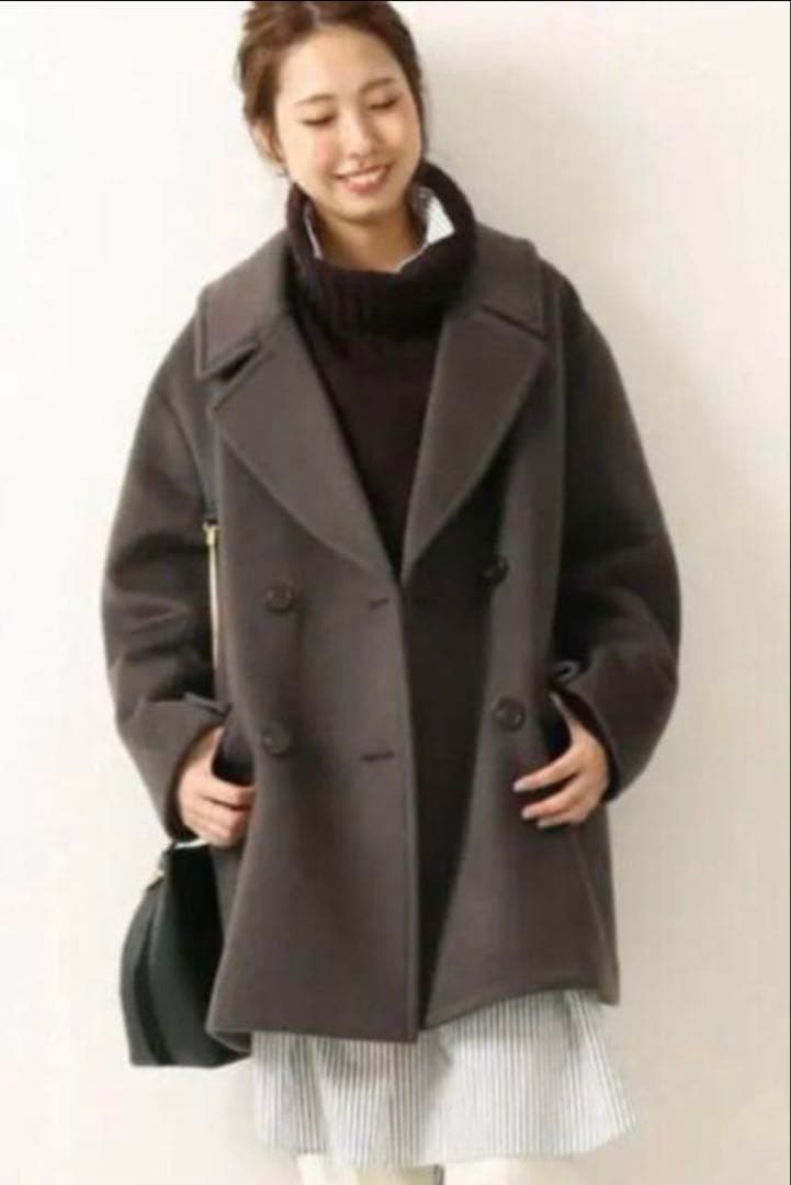 Spick&Span テーラードカラーショートコート