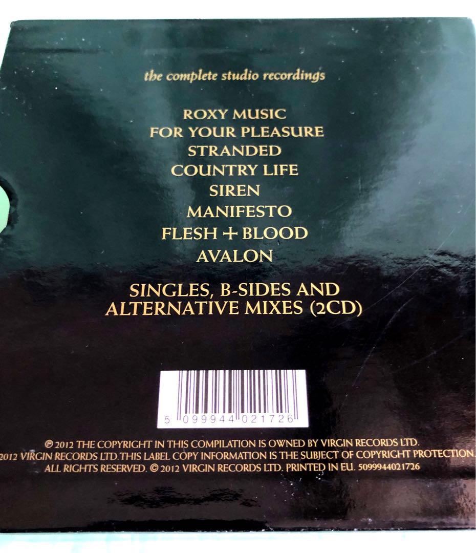 【EU限定紙ジャケットボックス】ロキシー・ミュージック コンプリート・スタジオ