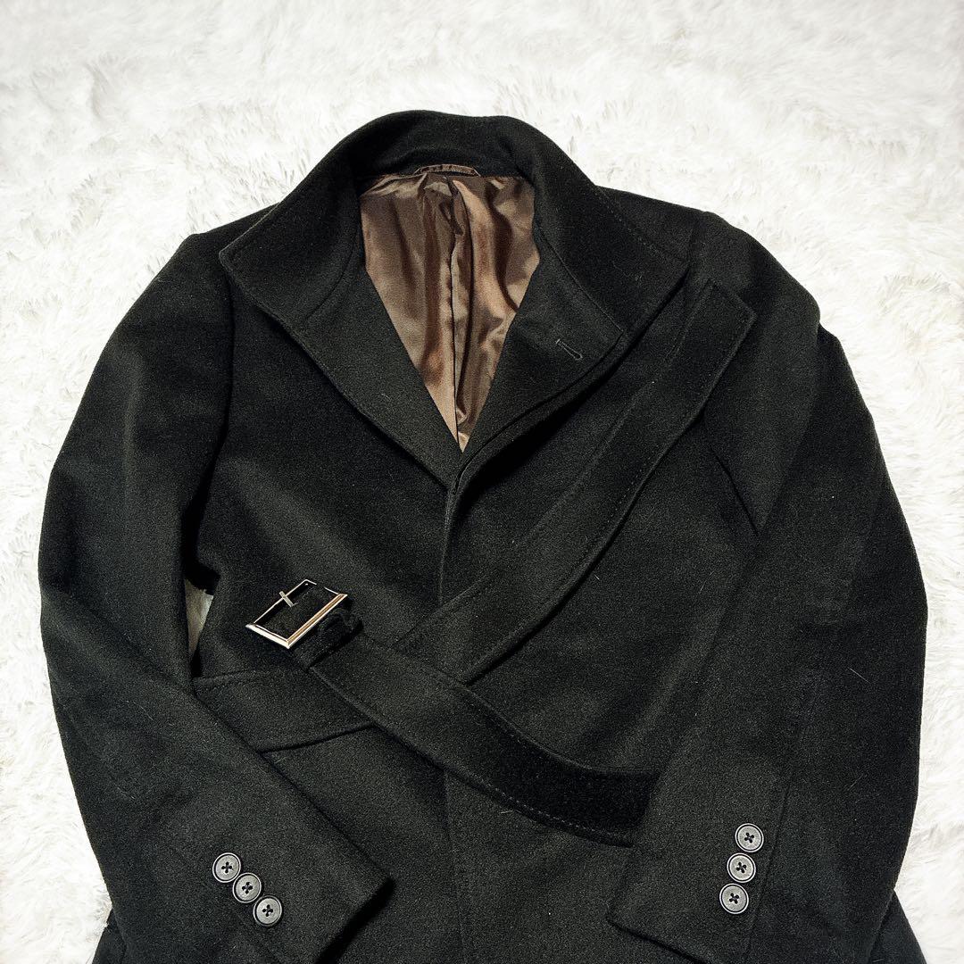 極美品 2022コムサメン カシミヤ ウール イタリアンカラーコート