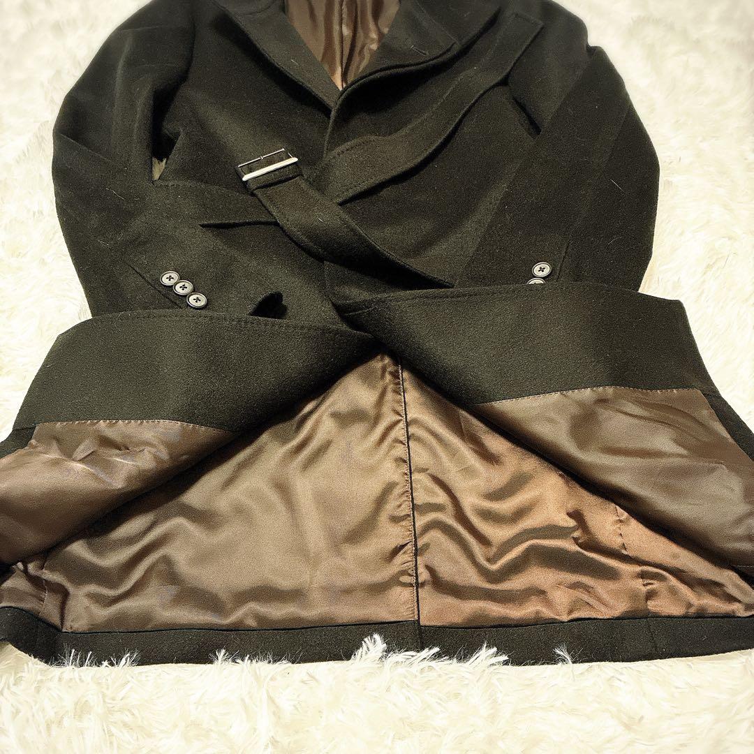 極美品 2022コムサメン カシミヤ ウール イタリアンカラーコート