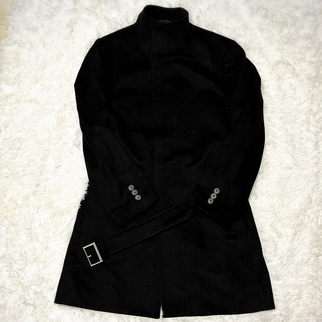 極美品 2022コムサメン カシミヤ ウール イタリアンカラーコート