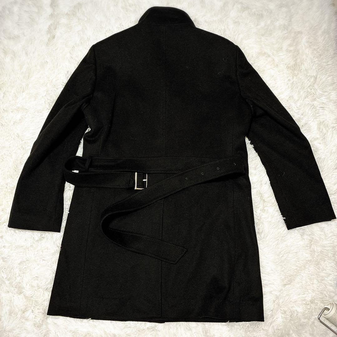 極美品 2022コムサメン カシミヤ ウール イタリアンカラーコート