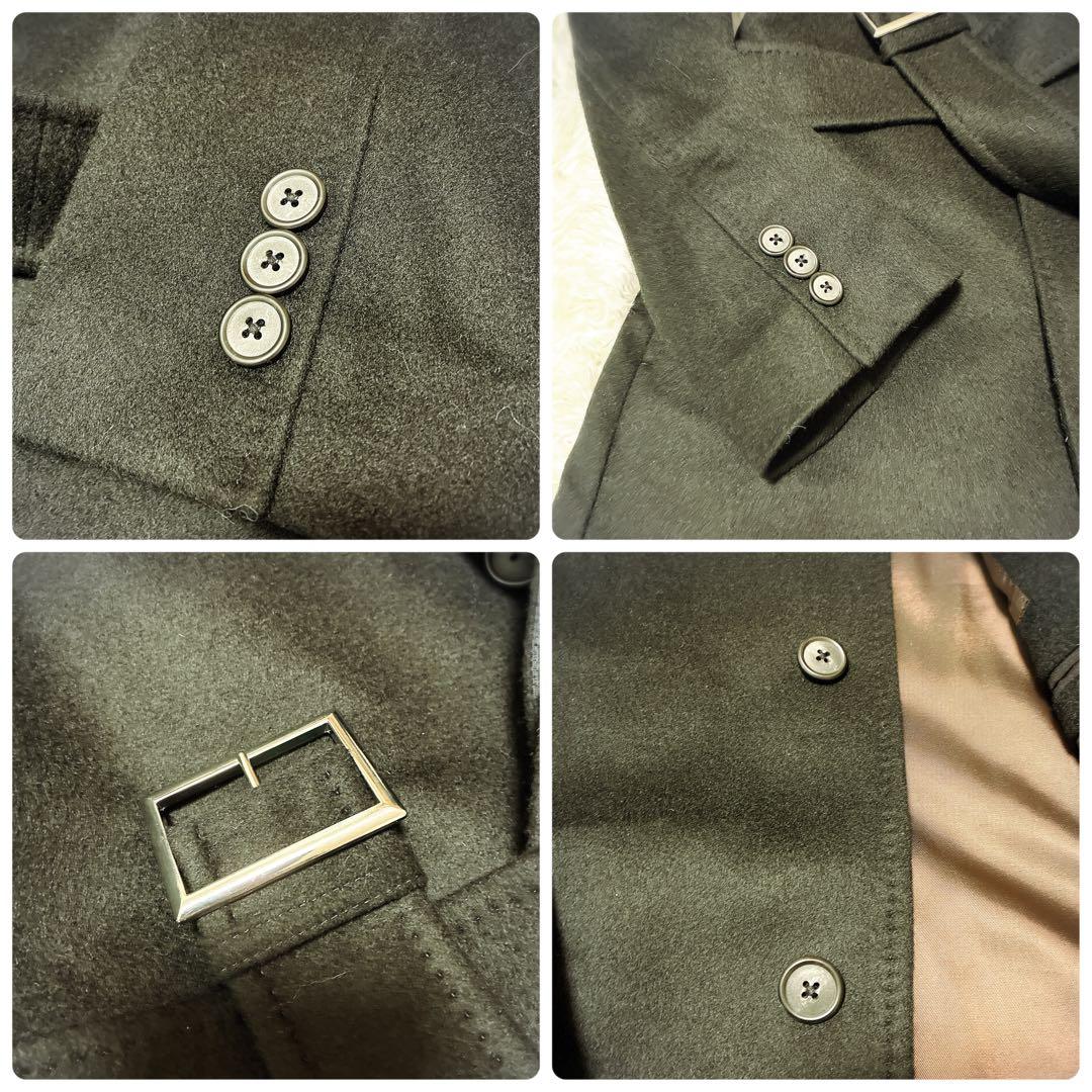 極美品 2022コムサメン カシミヤ ウール イタリアンカラーコート