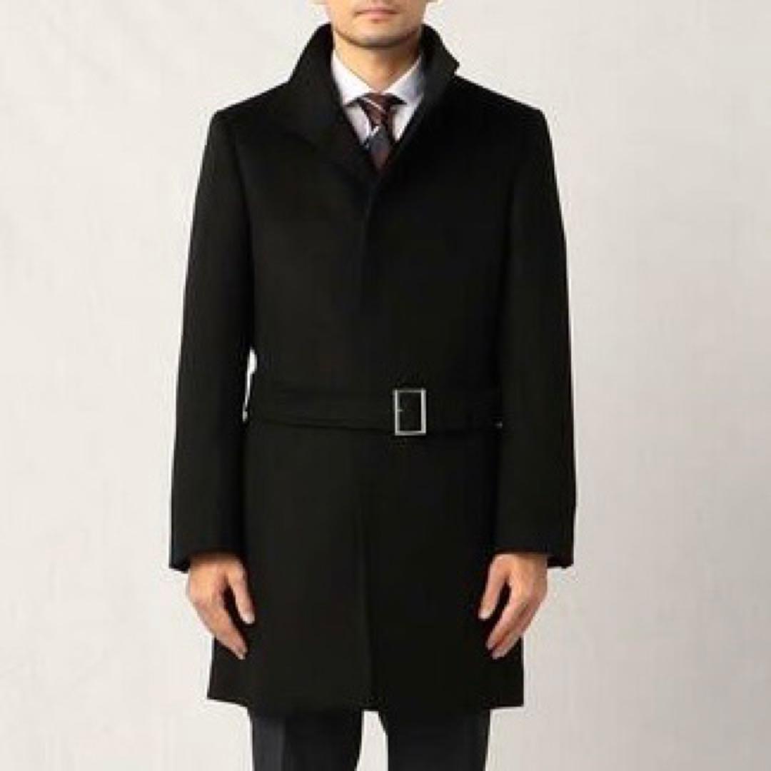 極美品 2022コムサメン カシミヤ ウール イタリアンカラーコート