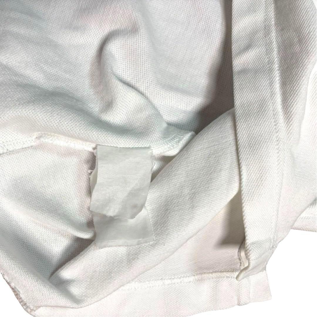 ◇フルオープン可能◇MONCLER モンクレールホワイト ポロシャツ【XL】