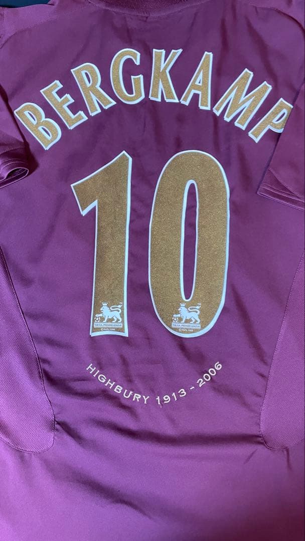 【激レア】2005ペルカンプ10 アーセナル アウェイシャツ ナイキジャパン