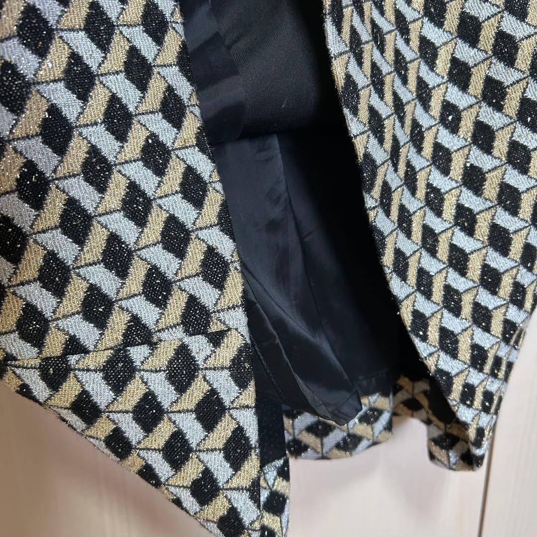 24AW♡グレースクラス グレースコンチネンタル キカジャガードラメドレス 36