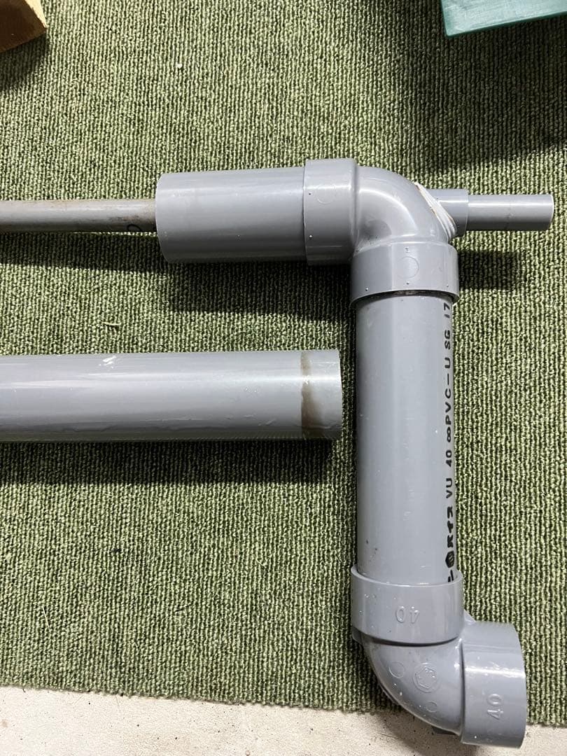 大型1200オーバーフロー水槽 木製キャビネット付き