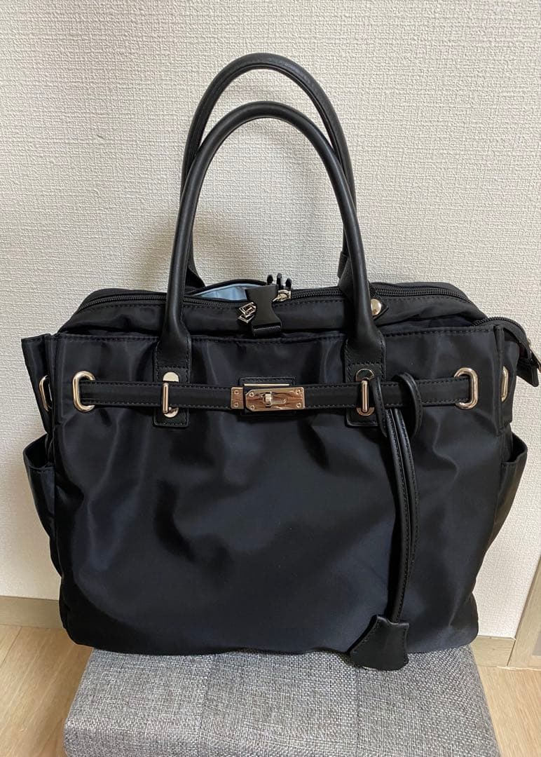 La Closet 3way ビジネスバッグ トートバッグ ブラック