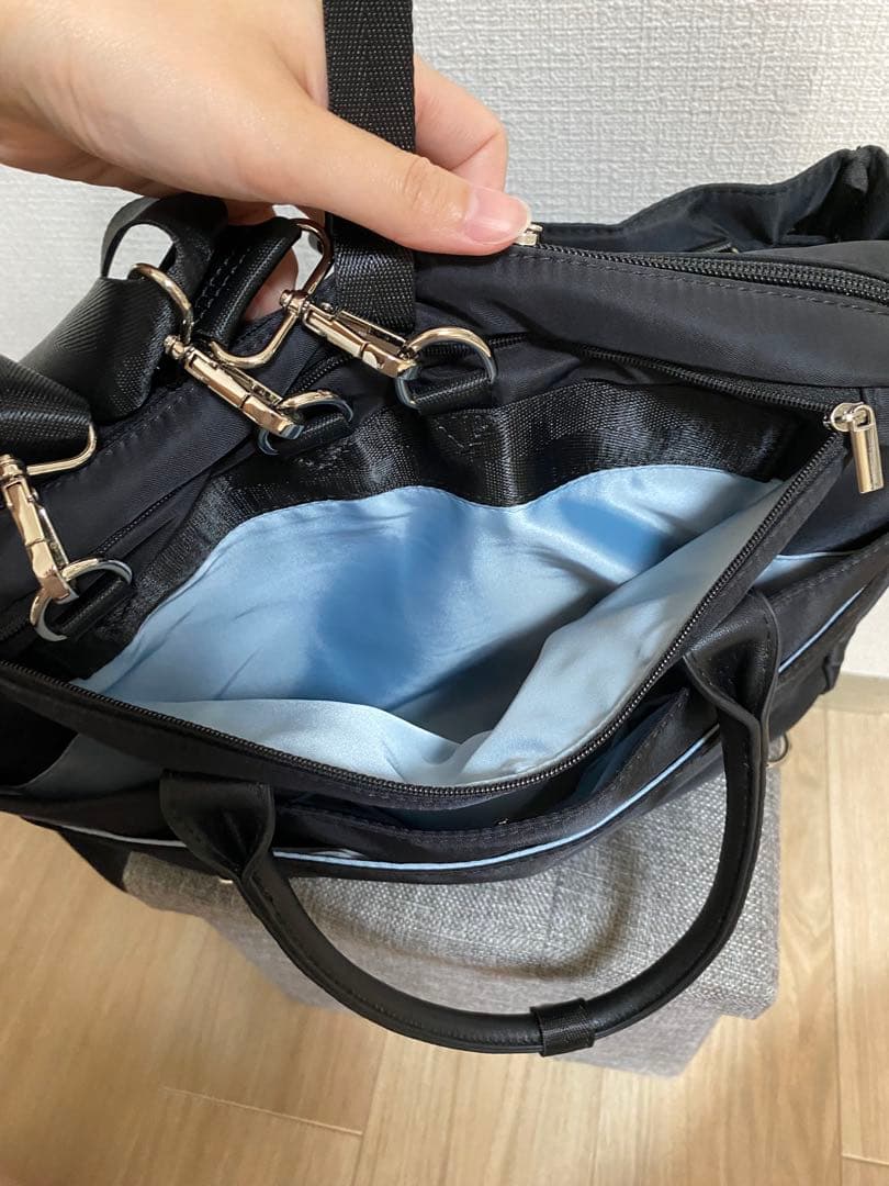 La Closet 3way ビジネスバッグ トートバッグ ブラック