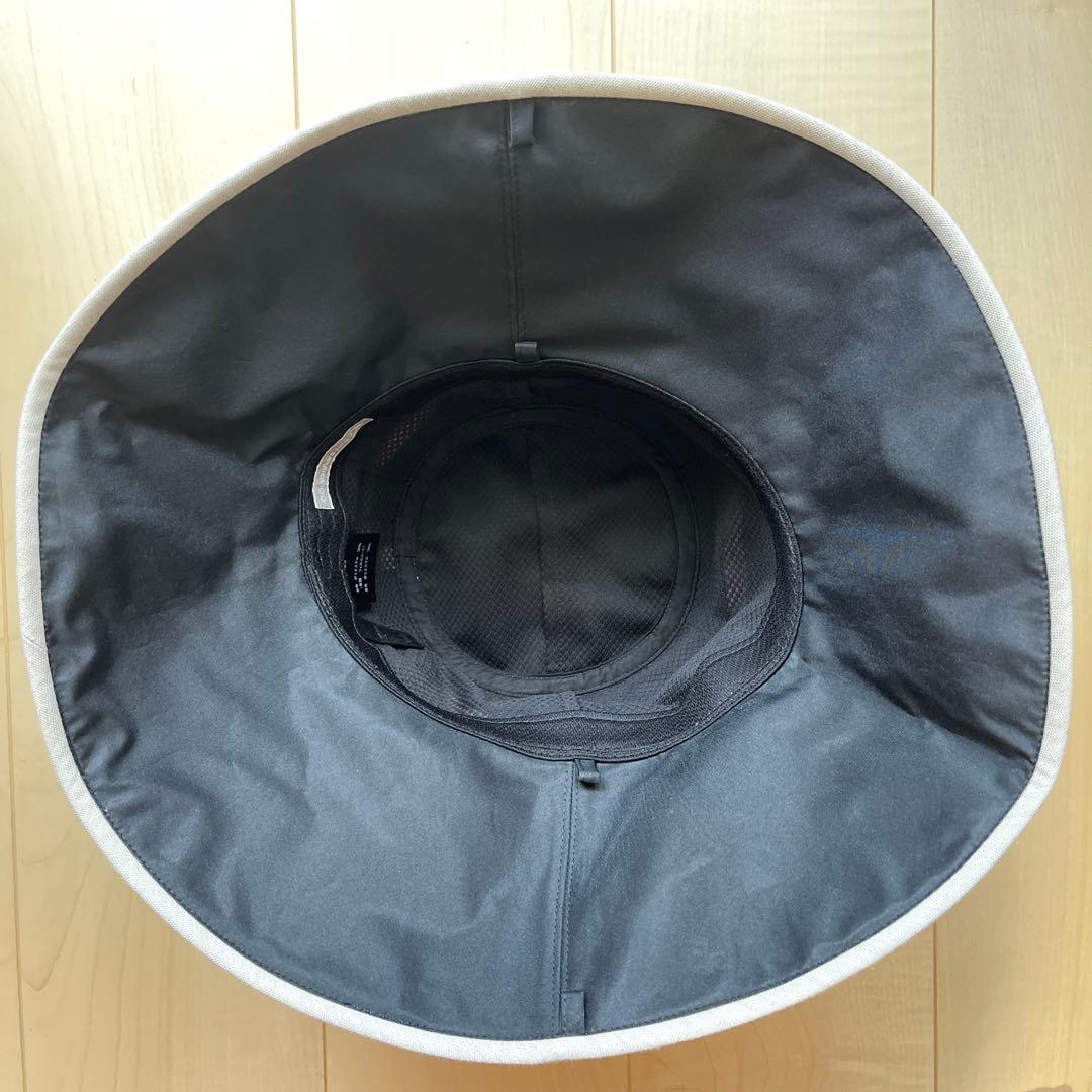 【試着のみ】サンバリア100 ナチュラルハット アイボリー Mサイズ