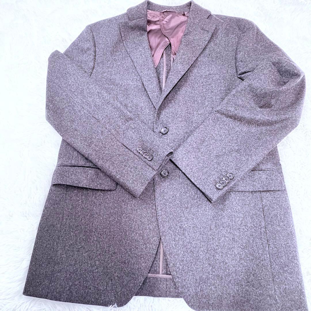 世界最高峰英国フランネルの代名詞フォックスブラザーズのスリーピース大きめ