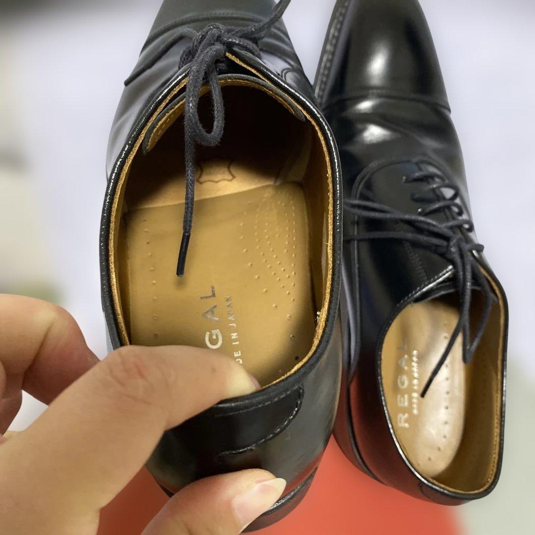 美品　REGAL ブラック ドレスシューズ 25サイズ