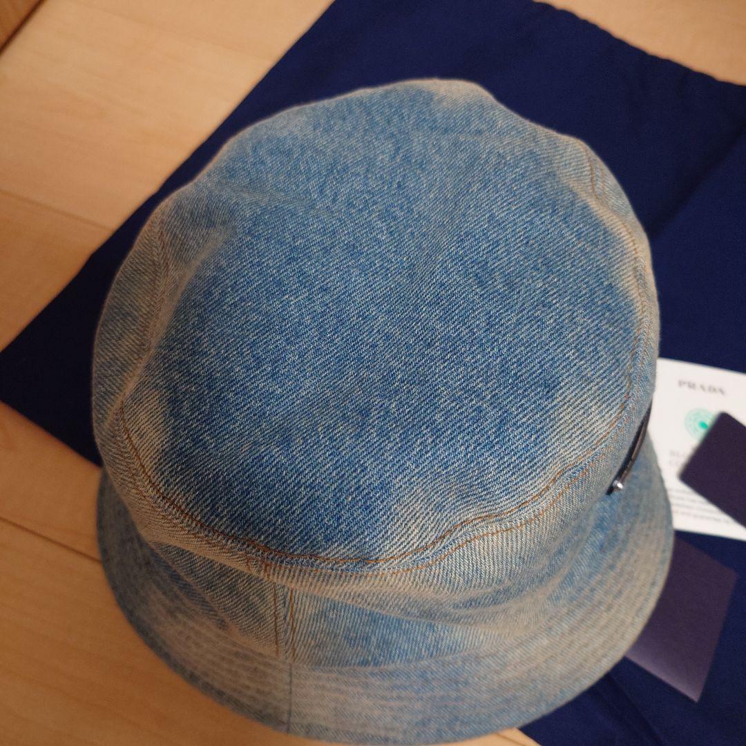 プラダ デニムバケットハット Mサイズ