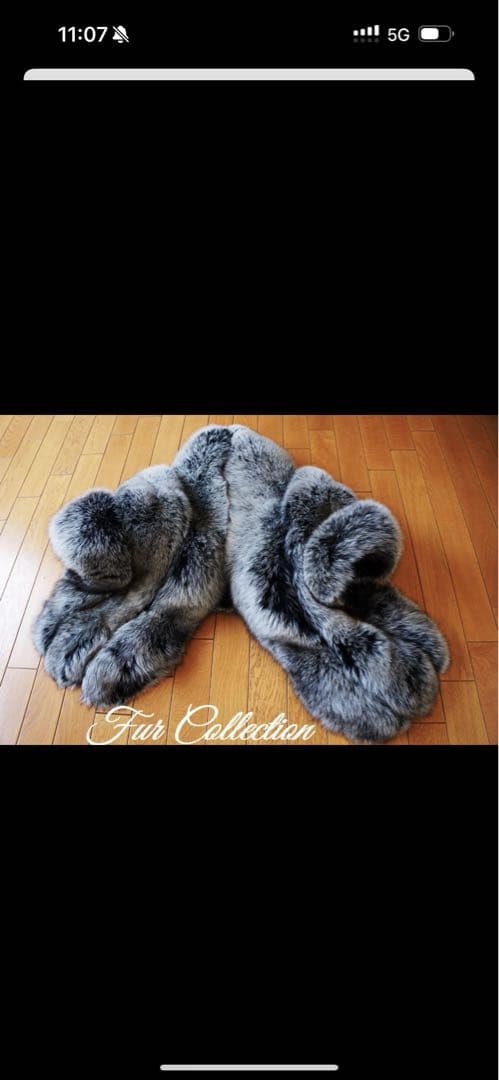 y*m様 北欧の空気感☆フォックスファーストール　ファーショールボレロポンチョ毛