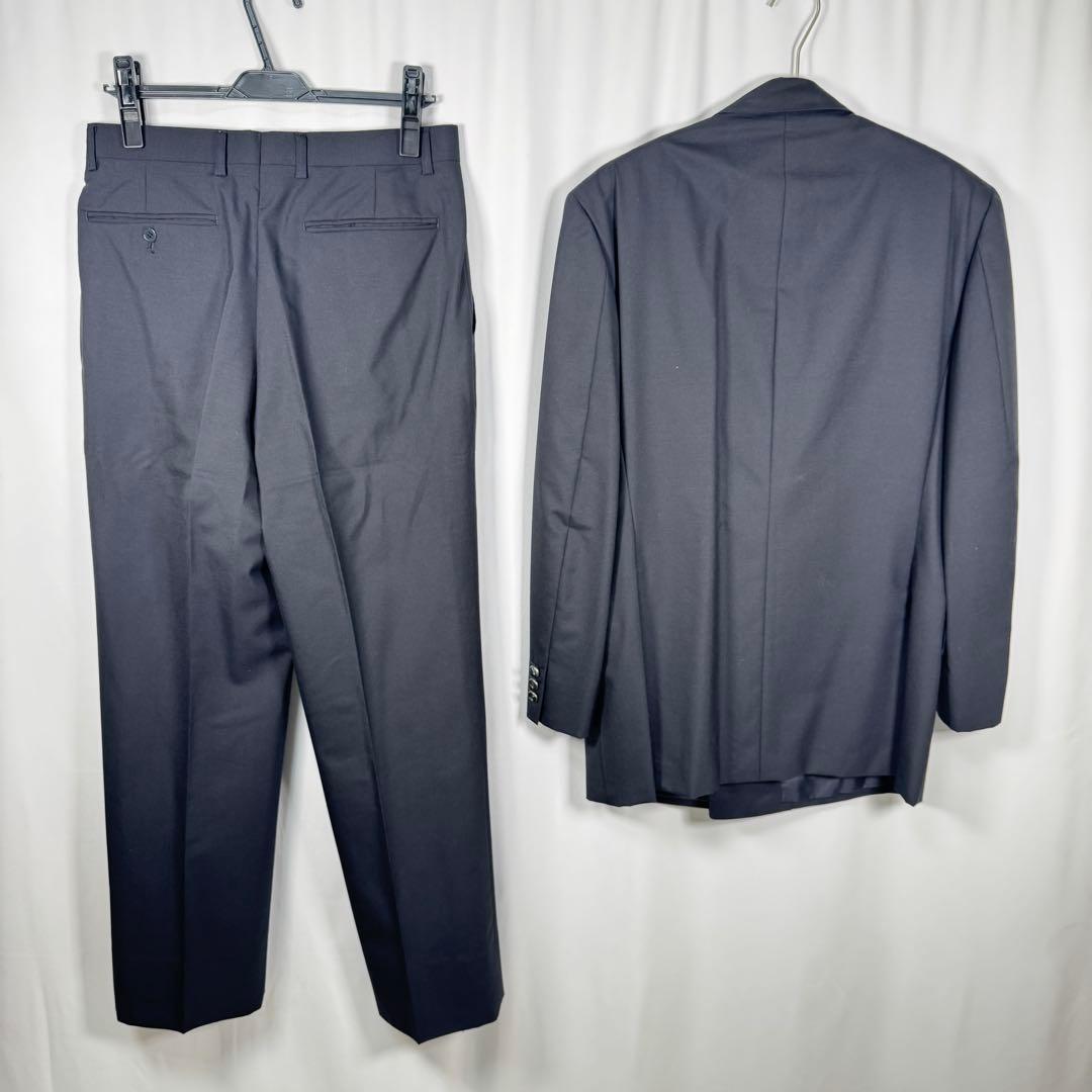 イヴサンローラン r9 ダブルスーツ セットアップ ブラック L